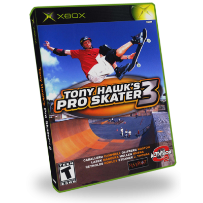 Tony Hawks Pro Skater 33D Boxes Italic
